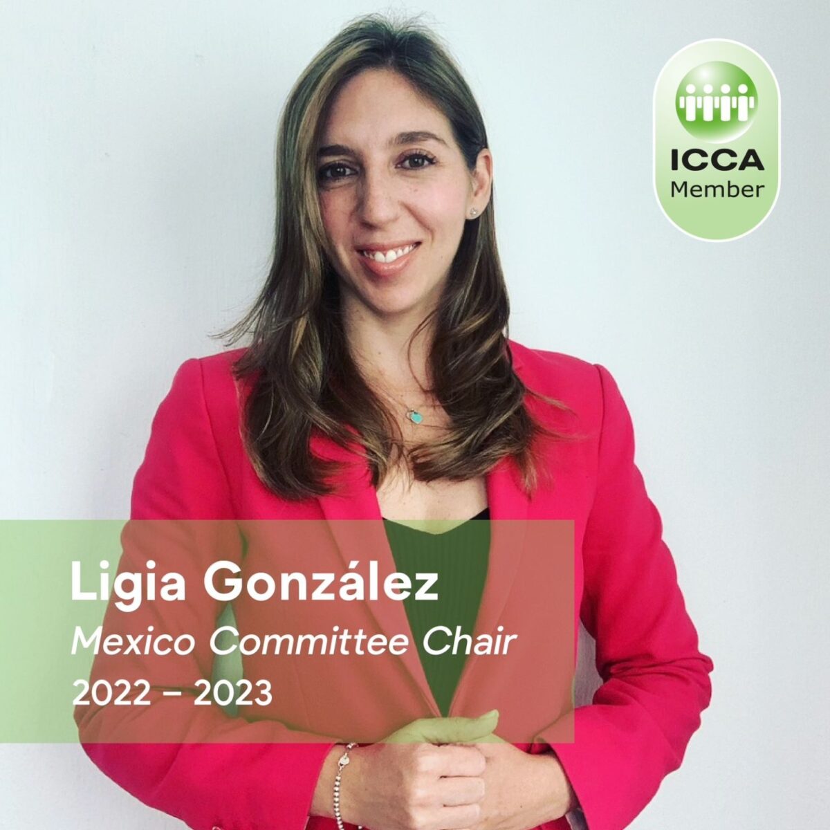 Ligia as Mexico Committee Chair ICCA